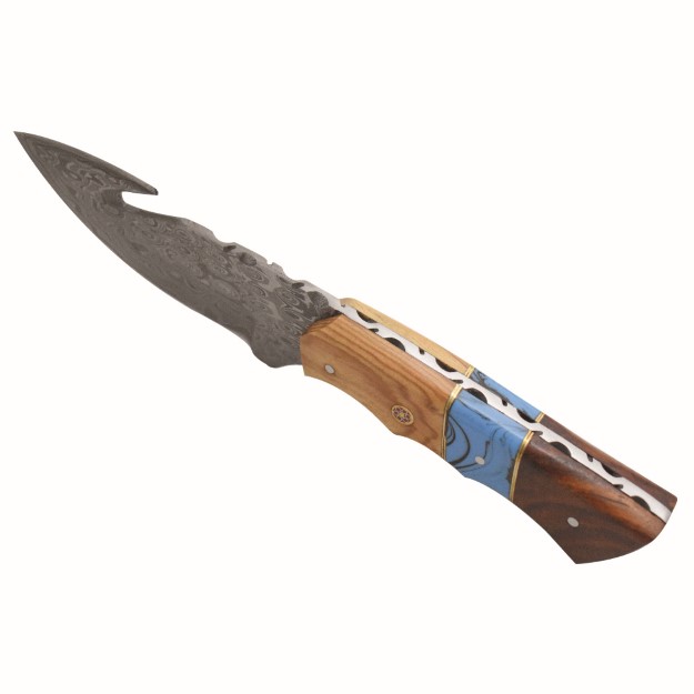 Old Ram Handmade Full Tang Damascus Steel Blade Hunting Knife